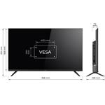 KIVI 43F730QB, 43" (108cm), HD LED TV, AndroidTV 11, čierny