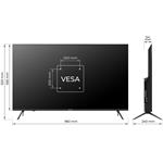 KIVI 43U760QB, 43" (108cm), UHD LED TV, AndroidTV 11, čierny