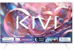 KIVI 43U760QW, 43" (108cm), 4K UHD, AndroidTV 11, biely