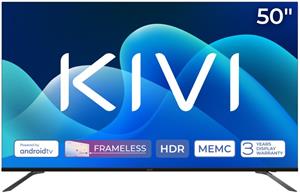 KIVI 50U730QB, 50" (127cm), HD LED TV, AndroidTV 11, čierny