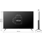 KIVI 50U760QB, 50" (127cm), HD LED TV, AndroidTV 11, čierny