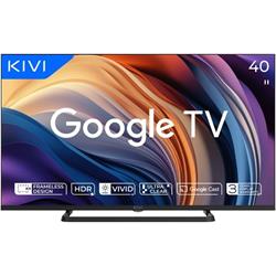KIVI TV 40F710QB, 40" FHD, OPTIMA L5 HDR, SMART GOOGLE TV, Vyrobene v CZ, Cierna