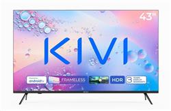 KIVI TV 43U760QB, 43" (108cm), HD LED TV, AndroidTV 11, Black, 3840x2160, 60 Hz,2x8W, 33 kWh/1000h ,HDMI ports 2