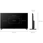 KIVI TV 50U720QB, Prime E5 QLED, 50", UHD, SMART, Google TV, 2025, čierna