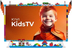 KIVI TV pre deti, 32" (81cm), FHD, Android TV 11, 1920x1080, ochranné sklo, (vystavené na predajni)