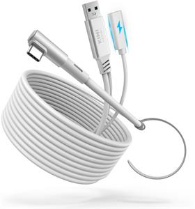 Kiwi design 5M Link Cable, nabíjací kábel, biely