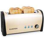 Klarstein Cambridge, 1400 W, dvojštrbinový hriankovač, krémový