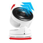 Klarstein Touchstream WH, stojaci ventilátor, bielo-čierny