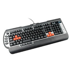 Klávesnica A4tech Gaming 4-X7-G800V 3xFast Gaming Keyboard, USB