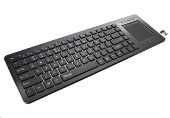 Klávesnica Trust Tacto Wireless Entertainment Keyboard with Touchpad SK