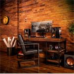 Klipsch R-41PM, 2-pásmové aktívne reproduktory, čierne