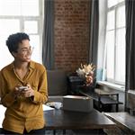 Klipsch The Three Plus, Prémiový Bluetooth reproduktor, hnedý