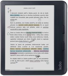 Kobo Libra Colour, čítačka kníh, farebný displej, čierna