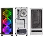 Kolink Observatory RGB Midi-Tower, Tempered Glass, biela