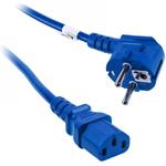Kolink sieťový napájací kábel k PC 230V, 1.8m, modrý