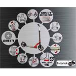 Koloběžka Authentic sports skládací (černá/červená/žlutá ), průměr kol 205 mm