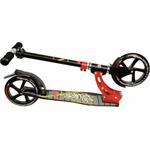 Koloběžka Authentic sports skládací (černá/červená/žlutá ), průměr kol 205 mm