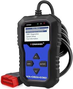 Konnwei KW350 autodiagnostika OBDII pro VW, Škoda, Seat, Audi, podpora VAG, OBDII