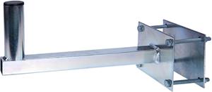 Konzola BALKON dĺžka 30cm, pr.38, základňa 14x11cm, uhlová