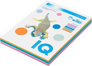Kopírovací papier MONDI farebný 80g A4 IQ color 5x50 mix trendové farb
