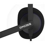 Koss CS200-USB slúchadlá s mikrofónom, čierne