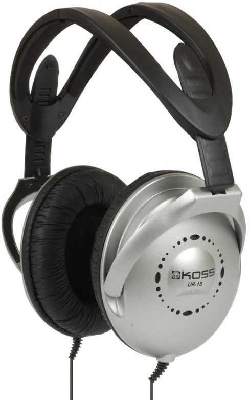 Koss UR/18, slúchadlá, strieborné