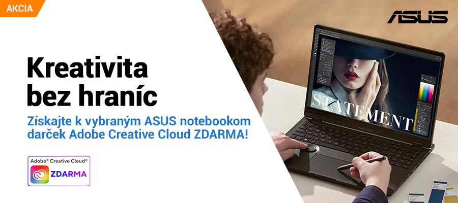 Kreativita bez hraníc s ASUS a Adobe