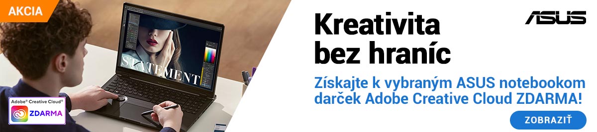 Kreativita bez hraníc s ASUS a Adobe
