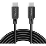 Kruger&Matz KM1261 kábel USB-C 100W, 2,5m, čierny