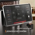 Krups EA910E10 Sensation, automatický espresso kávovar, hliník/čierna