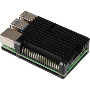 Kryt Raspberry case Armor pre Pi 4 B, čierna (Joy-it)