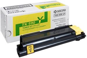 Kyocera TK-590Y, žltý, 5000 strán