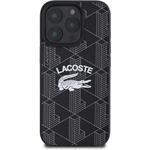 Lacoste Blend Monogram MagSafe kryt pre iPhone 16 Pro, čierny