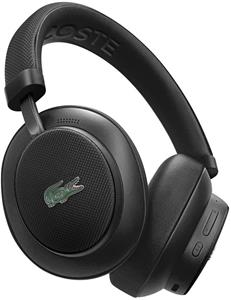 Lacoste Iconic Petit Pique, bezdrôtové slúchadlá, čierne