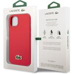 Lacoste Iconic Petit Pique Logo kryt pre iPhone 14 Plus, červený