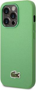 Lacoste Iconic Petit Pique Logo kryt pre iPhone 14 Pro, zelený
