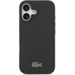 Lacoste Iconic Petit Pique MagSafe kryt + peňaženka pre iPhone 17, čierny