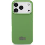Lacoste Iconic Petit Pique MagSafe kryt + peňaženka pre iPhone 17 Pro, zelený