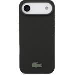 Lacoste Iconic Petit Pique MagSafe kryt + peňaženka pre iPhone Air, čierny