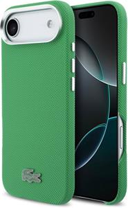 Lacoste Iconic Petit Pique Metal Logo MagSafe kryt pre iPhone Air, zelený