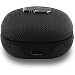 Lacoste Iconic Petit Pique TWS, bezdrôtové slúchadlá, čierne