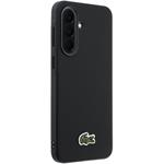 Lacoste Iconic Petit Pique Woven Logo MagSafe kryt pre Samsung Galaxy A37, čierny