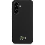 Lacoste Iconic Petit Pique Woven Logo MagSafe kryt pre Samsung Galaxy A56, čierny
