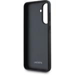 Lacoste Iconic Petit Pique Woven Logo MagSafe kryt pre Samsung Galaxy A56, čierny