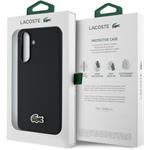 Lacoste Iconic Petit Pique Woven Logo MagSafe kryt pre Samsung Galaxy A56, čierny