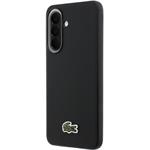 Lacoste Iconic Petit Pique Woven Logo MagSafe kryt pre Samsung Galaxy A57, čierny