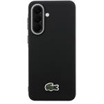 Lacoste Iconic Petit Pique Woven Logo MagSafe kryt pre Samsung Galaxy A57, čierny