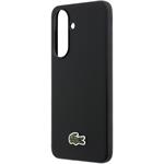 Lacoste Iconic Petit Pique Woven Logo MagSafe kryt pre Samsung Galaxy A57, čierny