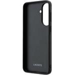 Lacoste Iconic Petit Pique Woven Logo MagSafe kryt pre Samsung Galaxy A57, čierny