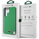 Lacoste Iconic Petit Pique Woven Logo MagSafe kryt pre Samsung Galaxy S25 Ultra, zelený